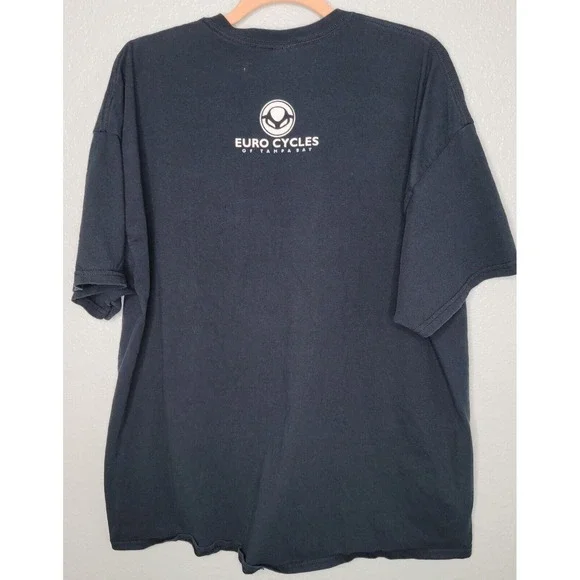 Ducati Desmo Passion Shirt Mens XXL Blue Motorcycle Euro Cycles Graphic - Picture 4 of 7